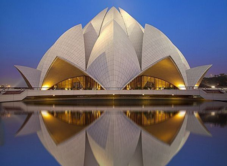 Đền Sen Ấn Độ Kiến trúc Delhi